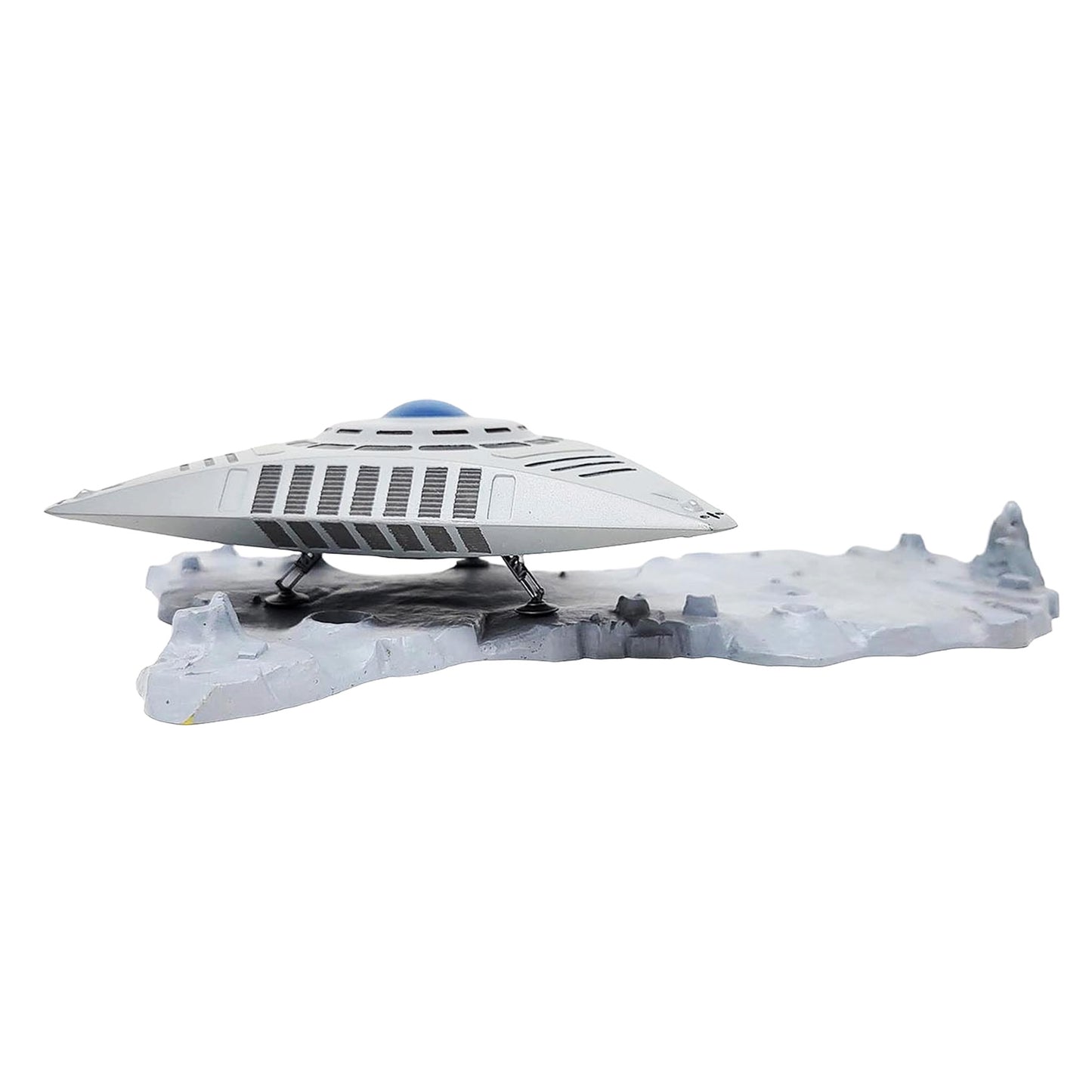 TR-3E Triangular UFO Electronic Surveillance and Jamming Aircraft with Base (5 Inches)