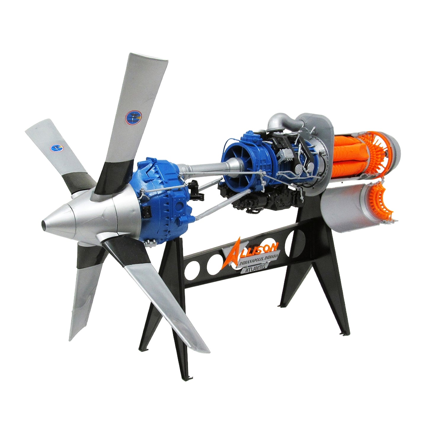 1:10 Allison Model 501-D13 Prop-Jet Aircraft Engine (STEM Science, Technology, Engineering and Mathematics)