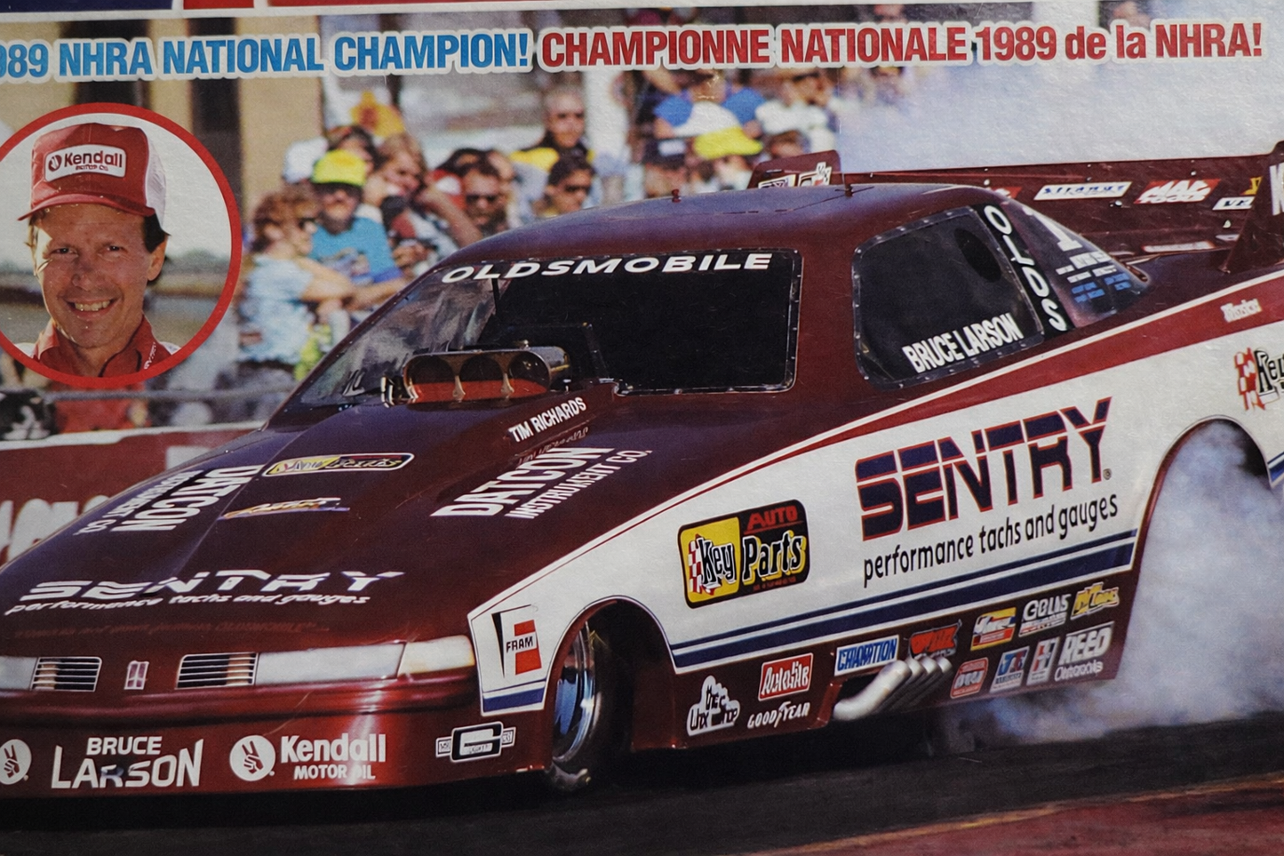 PREORDER 1:24 Bruce Larson's Sentry 1989 Oldsmobile Funny Car