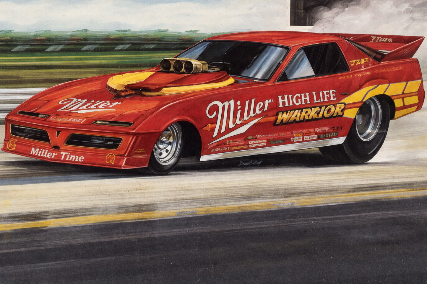 PREORDER 1:24 Dale Pulde's 1984 Miller Warrior Funny Car