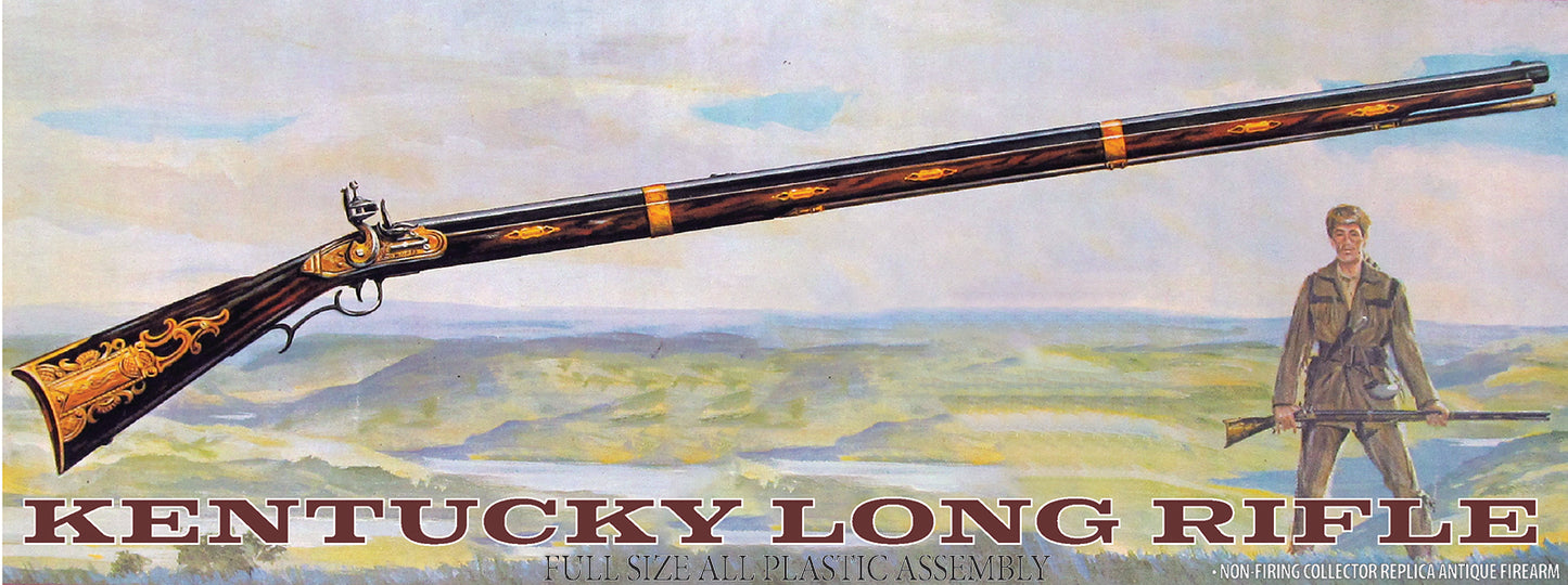 1:1 Frontiersman Kentucky Long Rifle American Muzzleloader (4 Feet 5 Inches Long)