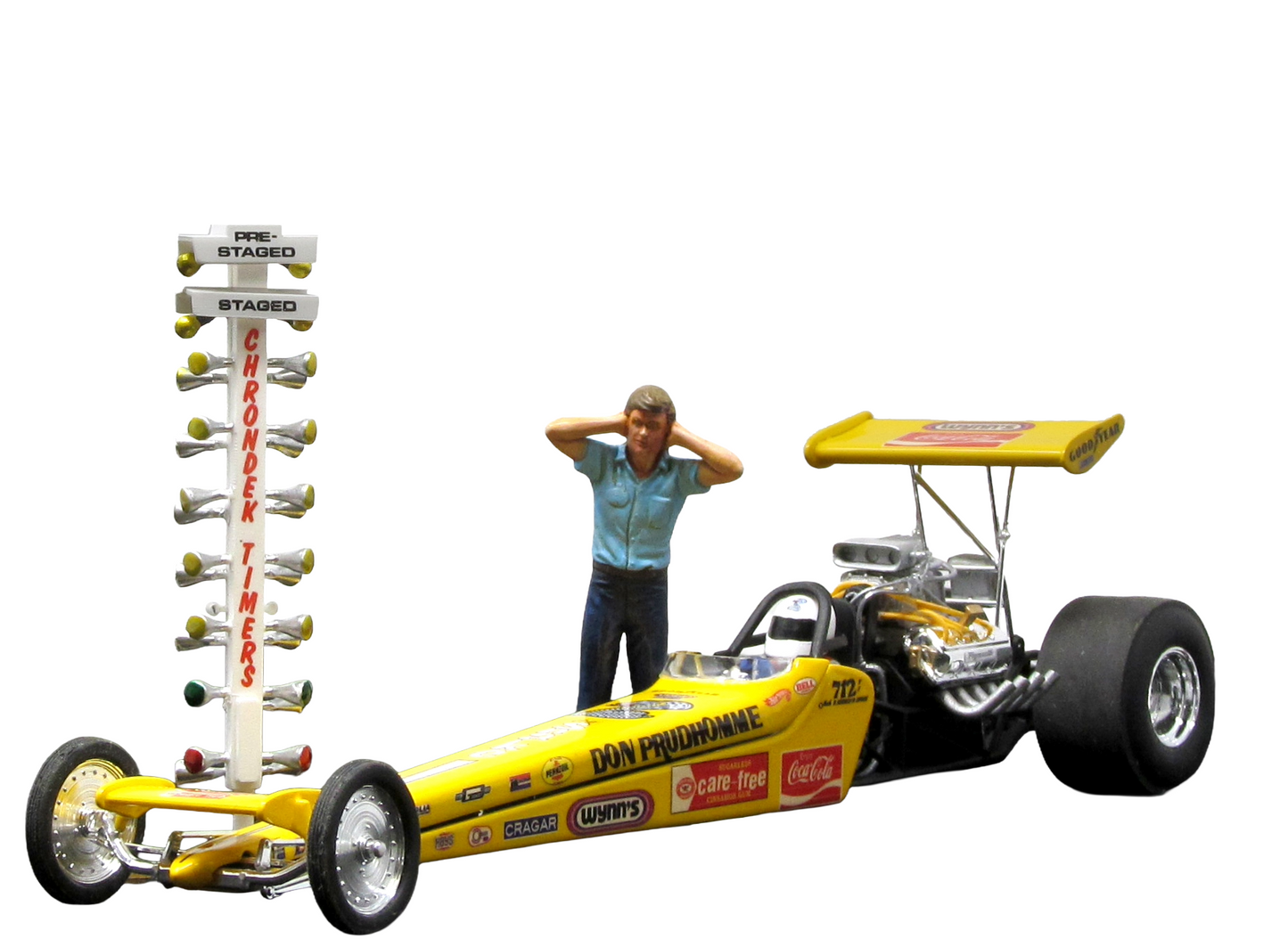 1:24 Don the Snake Prudhomme's Rear Engine Dragster with Christmas Tree Starting Light