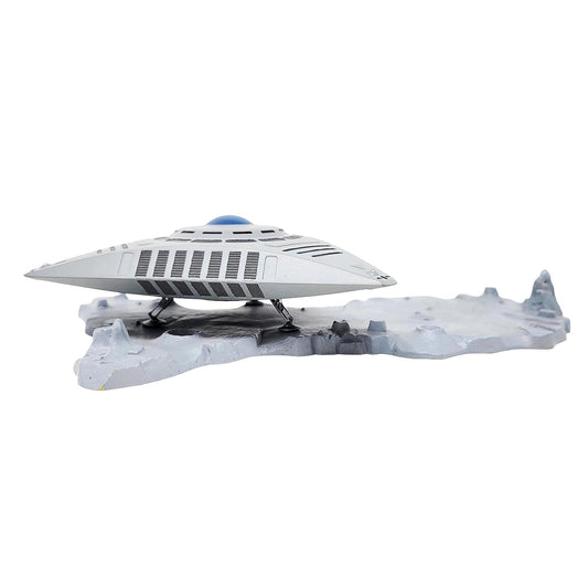 TR-3E Triangular UFO Electronic Surveillance and Jamming Aircraft with Base (5 Inches)