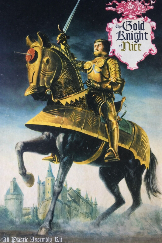 PREORDER 1:8 The Gold Knight of Nice on Horseback