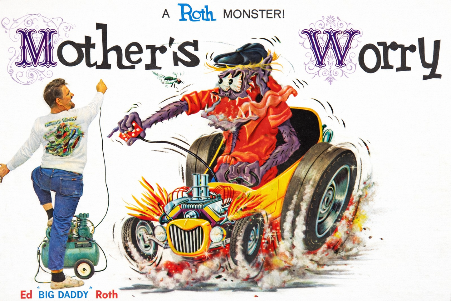 PREORDER Ed "Big Daddy" Roth Mother's Worry Caricature