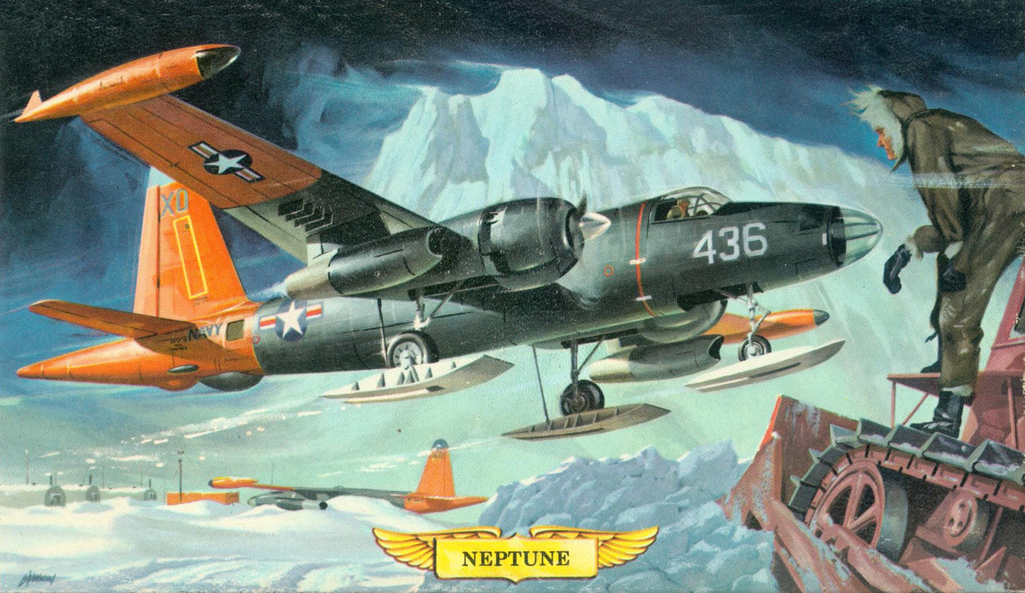 1:104 Lockheed P2V-7 Neptune "Operation Deep Freeze" with Trading Card