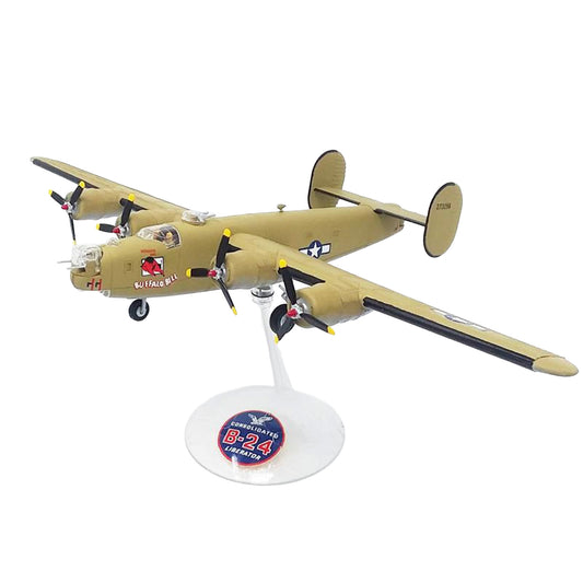 1:92 B-24J Liberator Bomber "Buffalo Bill" with Swivel Stand