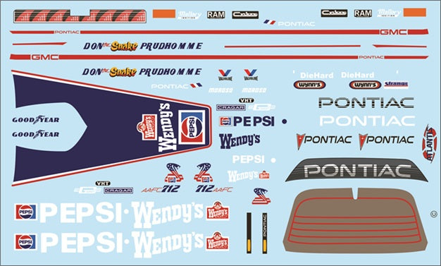 1:24 Don The Snake Prudhomme 1985 Funny Car