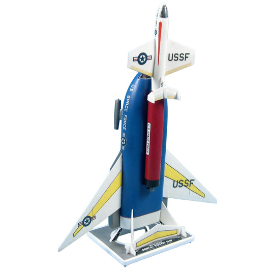 1:193 Willy Ley Orbital Rocket with Landing Gear and Five Figures