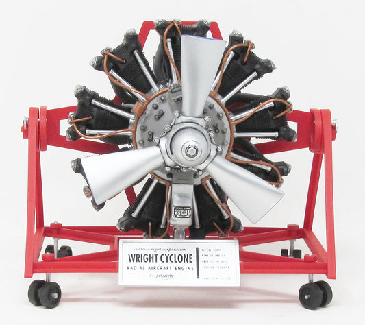 Wright Cyclone Engine 1/12 scale plastic model kit made in the USA