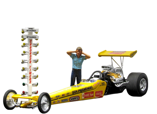 1:24 Don the Snake Prudhomme's Rear Engine Dragster with Christmas Tree Starting Light
