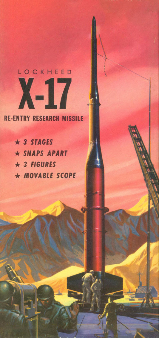 1:40 Lockheed X-17 Re-Entry Research Missile United States Air Force (USAF)
